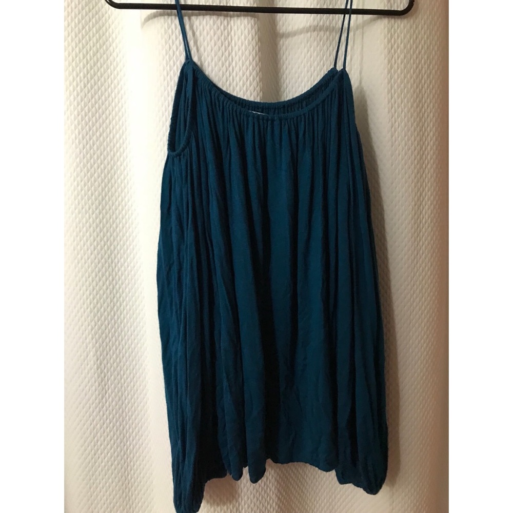 Teal off the shoulder blouse